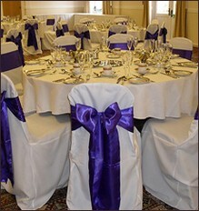 Chair Covers - Weddings in Wales at Craig y Nos Castle