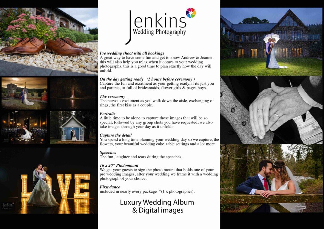 Jenkins Wedding Photography Offer