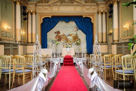 Craig y Nos Castle South Wales Wedding Ceremony Room 