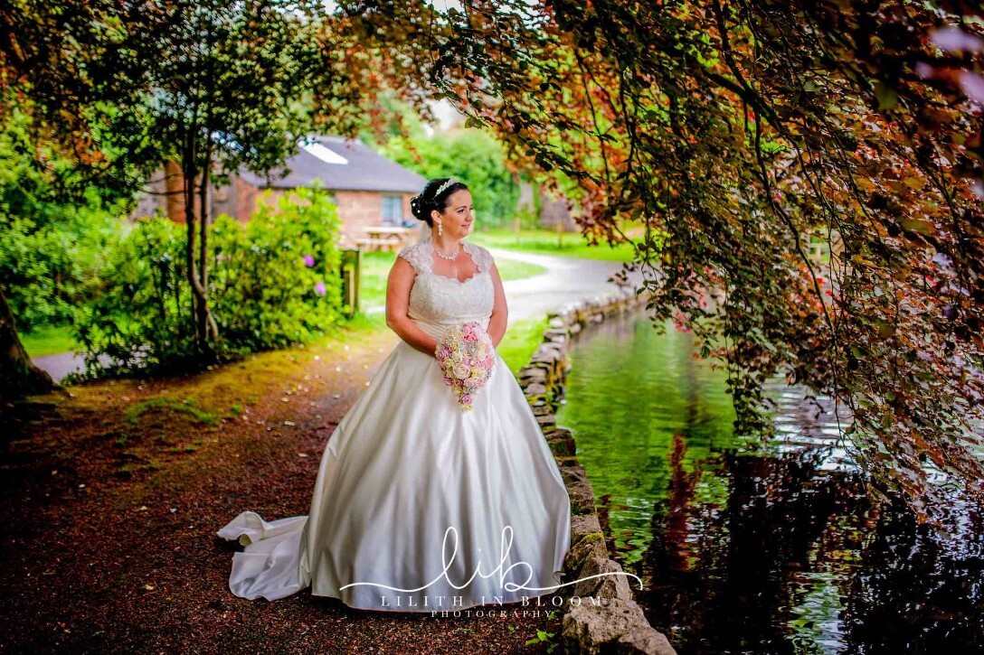 Weddings at Craig y Nos Castle South Wales Wedding Venue Country Park's duck lake