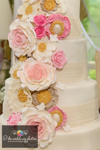 South Wales Castle Wedding Venue Wedding Cake Craig y Nos 