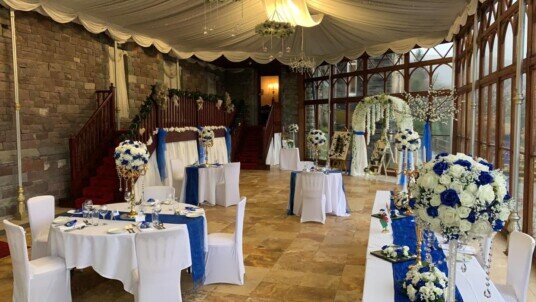 Wedding Reception room Craig y Nos Castle