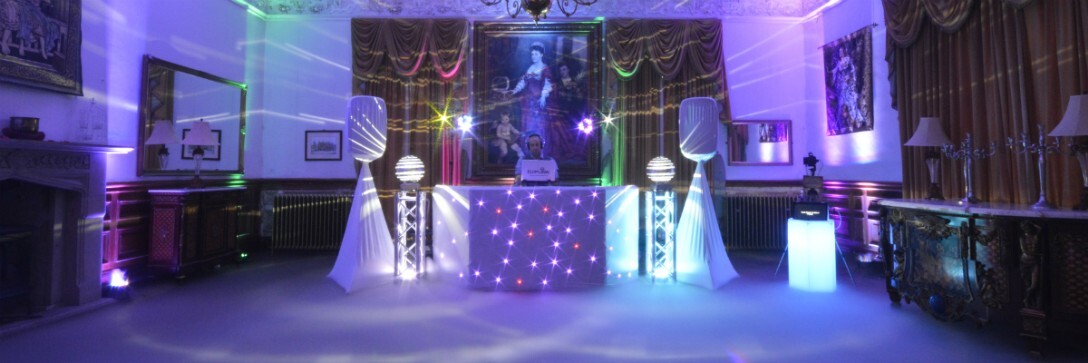 Pure Weddings DJ at Craig y Nos Castle Evening Wedding Party