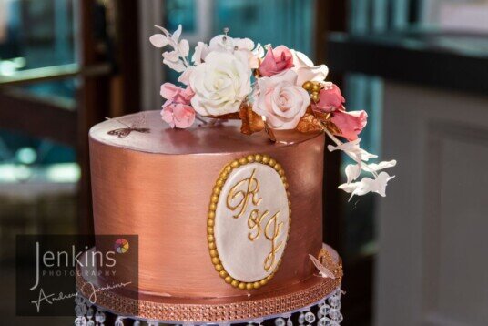 Tiered Wedding Cake at Craig y Nos Castle