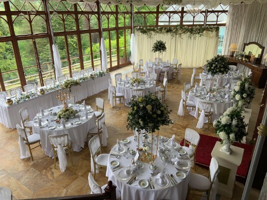 Wedding Venues in Swansea Wales Conservatory at Craig y Nos Castle