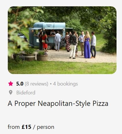 Pizza Van Fast Street Food option Pizza Van fast food street food