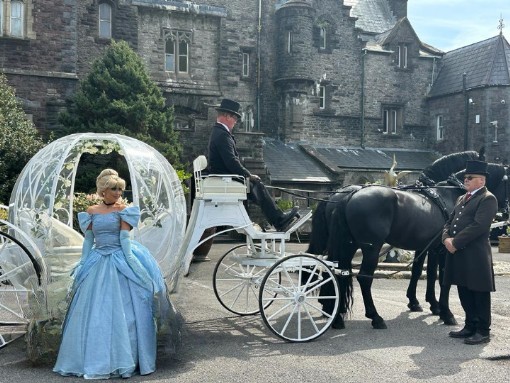 Fairytale Princess in a Castle event Craig y Nos