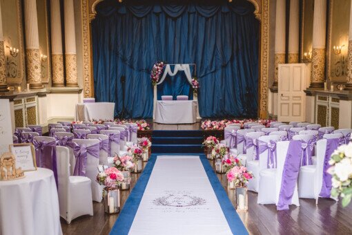 Chiavari Chairs Craig y Nos Castle Ceremoy Room