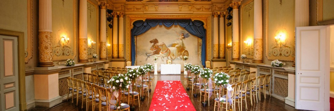 London Weddings Venue South Wales Craig y Nos Castle Ceremony room