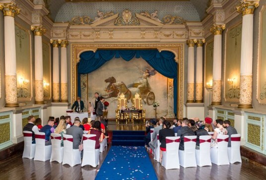 Wedding Ceremony Venue Swansea Craig y Nos Castle Opera House