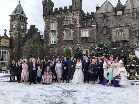 Wedding Venues in Wales Craig y Nos Castle Wedding 