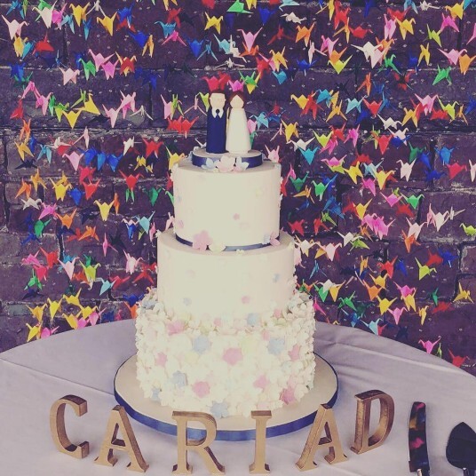 Craig y Nos Castle Conservatory Wedding cake