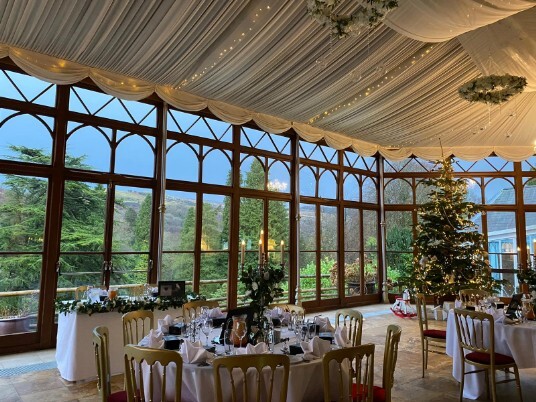 Brecon Weddings Conservatory at Craig y Nos Castle