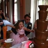 Giant Chocolate Fountain Swansea Weddings