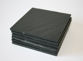 Inigo Jones Slateworks black slate table mats