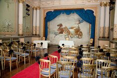 Kevin John Wedding Photography Ceremony Room at Craig y Nos Castle South Wales