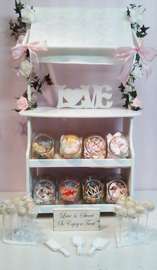 Little Luxurys Swansea Wedding Candy Cart Table Stand