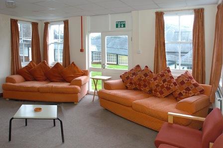 Wedding Venue Swansea, Craig y Nos Castle Nurses Block Lounge area