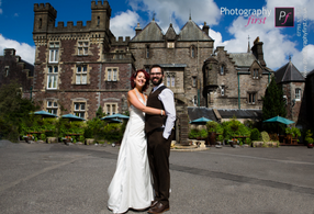 Photography First Wedding Photography Couple at Craig y Nos Castle in South Wales